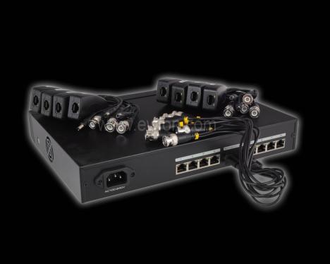 EWP104P-HD Комбинированный 4 канальный источник питания для систем видеонаблюдения